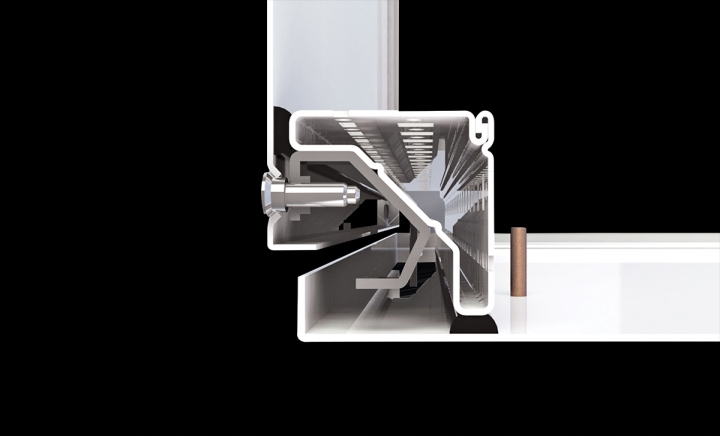 TEOS Solid Door, With Mounting Plate